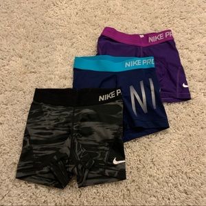 Nike Pro Spandex 3 Pack